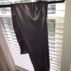 Spanx Faux Leather Medium Leggings